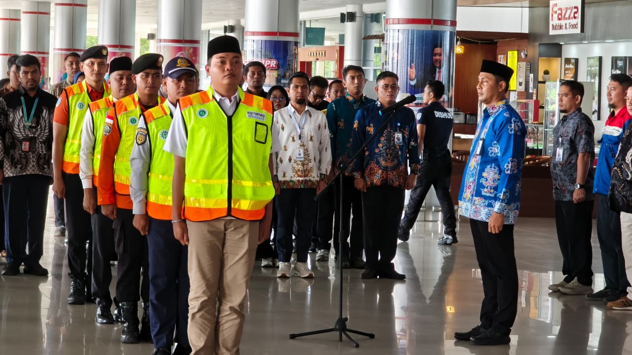Dishub Kalteng Hadiri Apel Posko Angkutan Lebaran di Bandara Tjilik Riwut 2