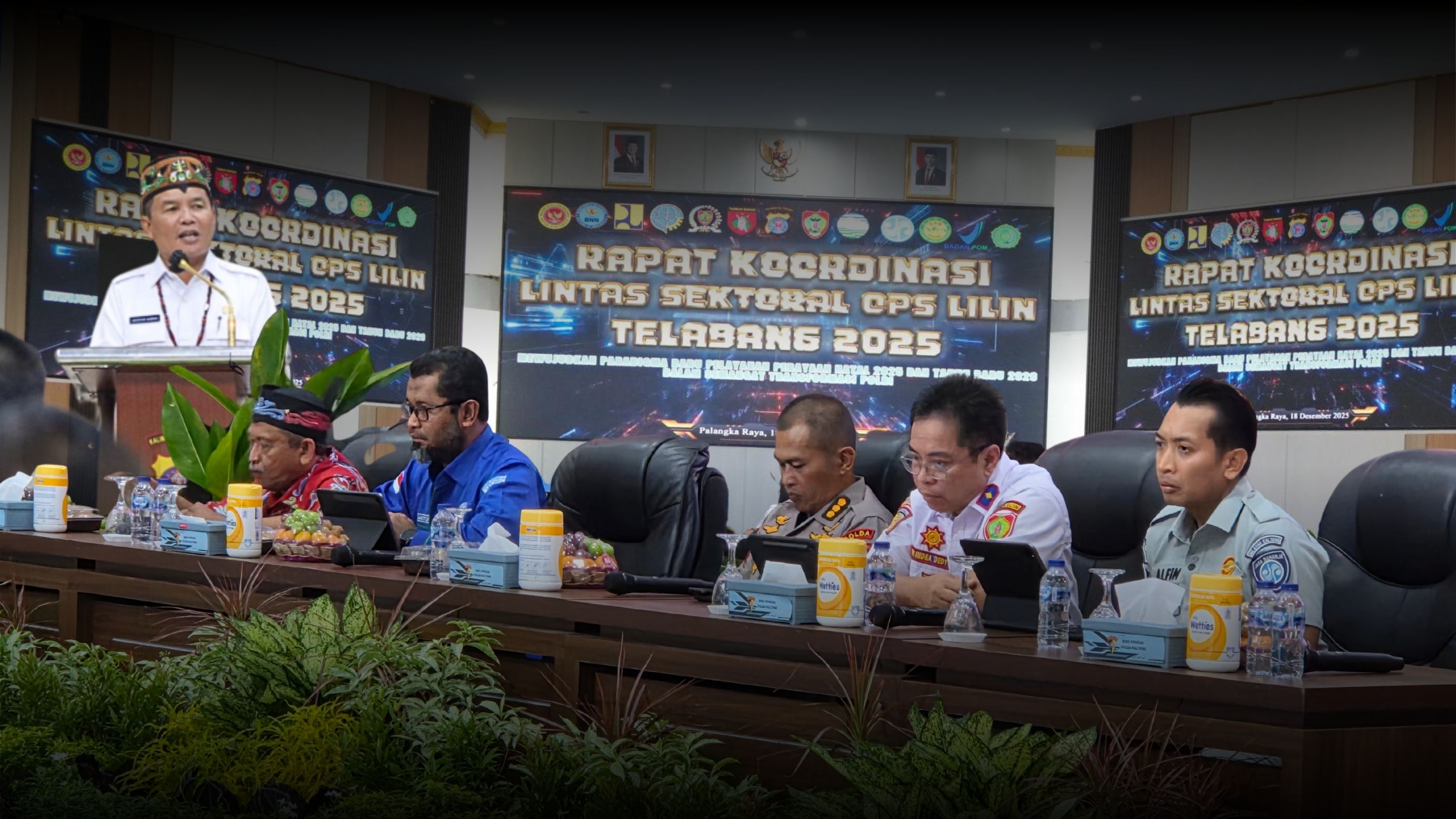 Dishub Kalteng Paparkan Kesiapan Transportasi pada Rakor Lintas Sektoral Operasi Lilin Telabang 2025