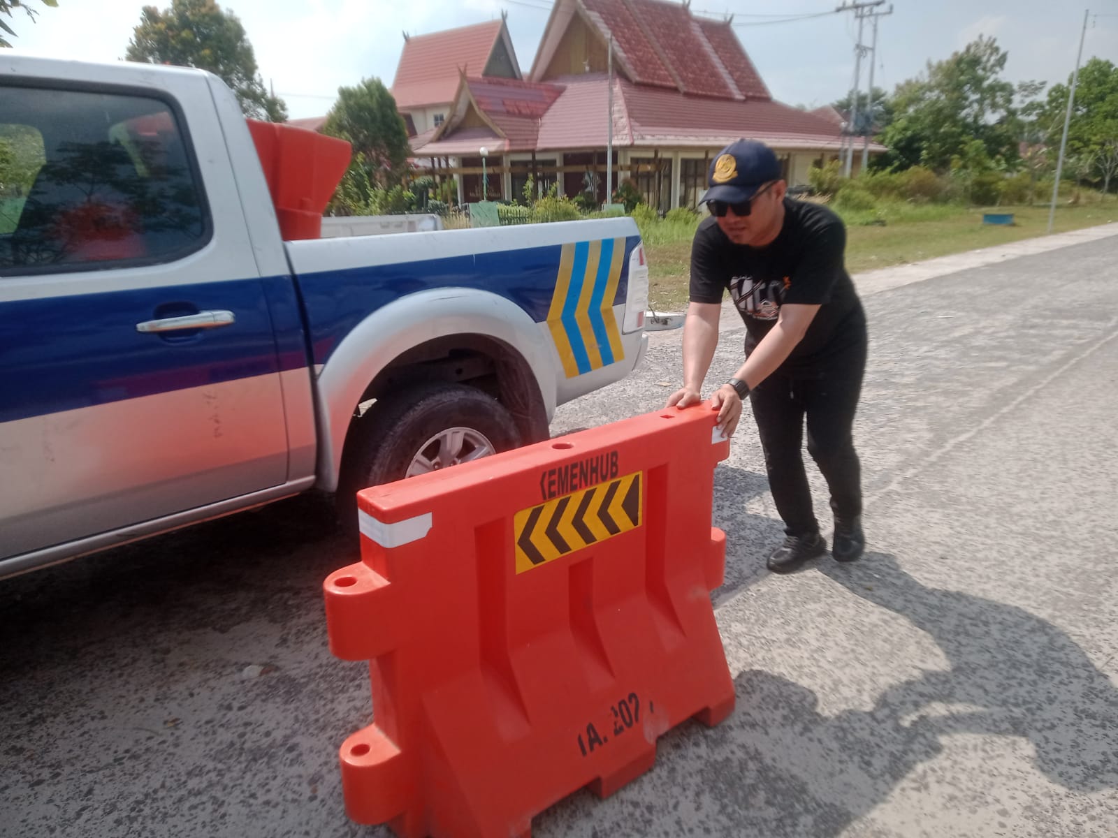 Gatur Lalin dalam rangka Mendukung Kelancaran Rakor Pemerintahan Desa/Kelurahan