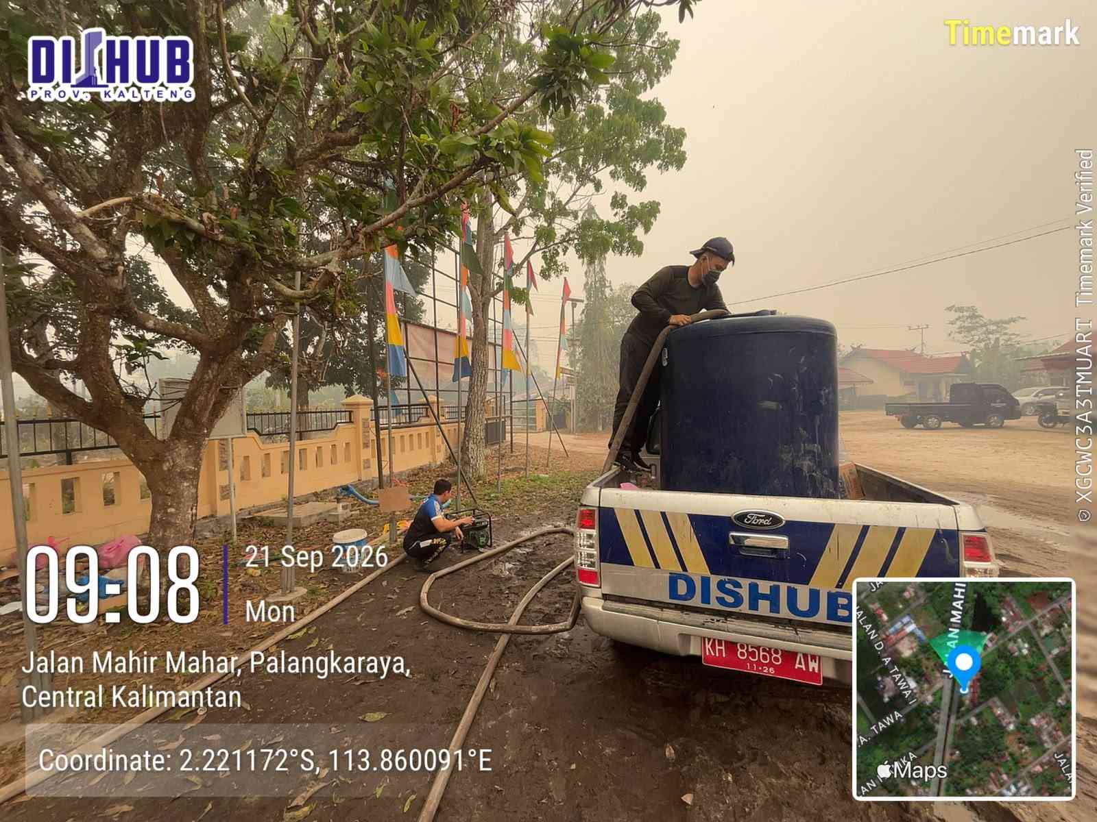 Pasukan Relawan ASN dalam Penanggulangan Kebakaran Hutan dan Lahan (Karhutla) serta Penanganan Kabut Asap