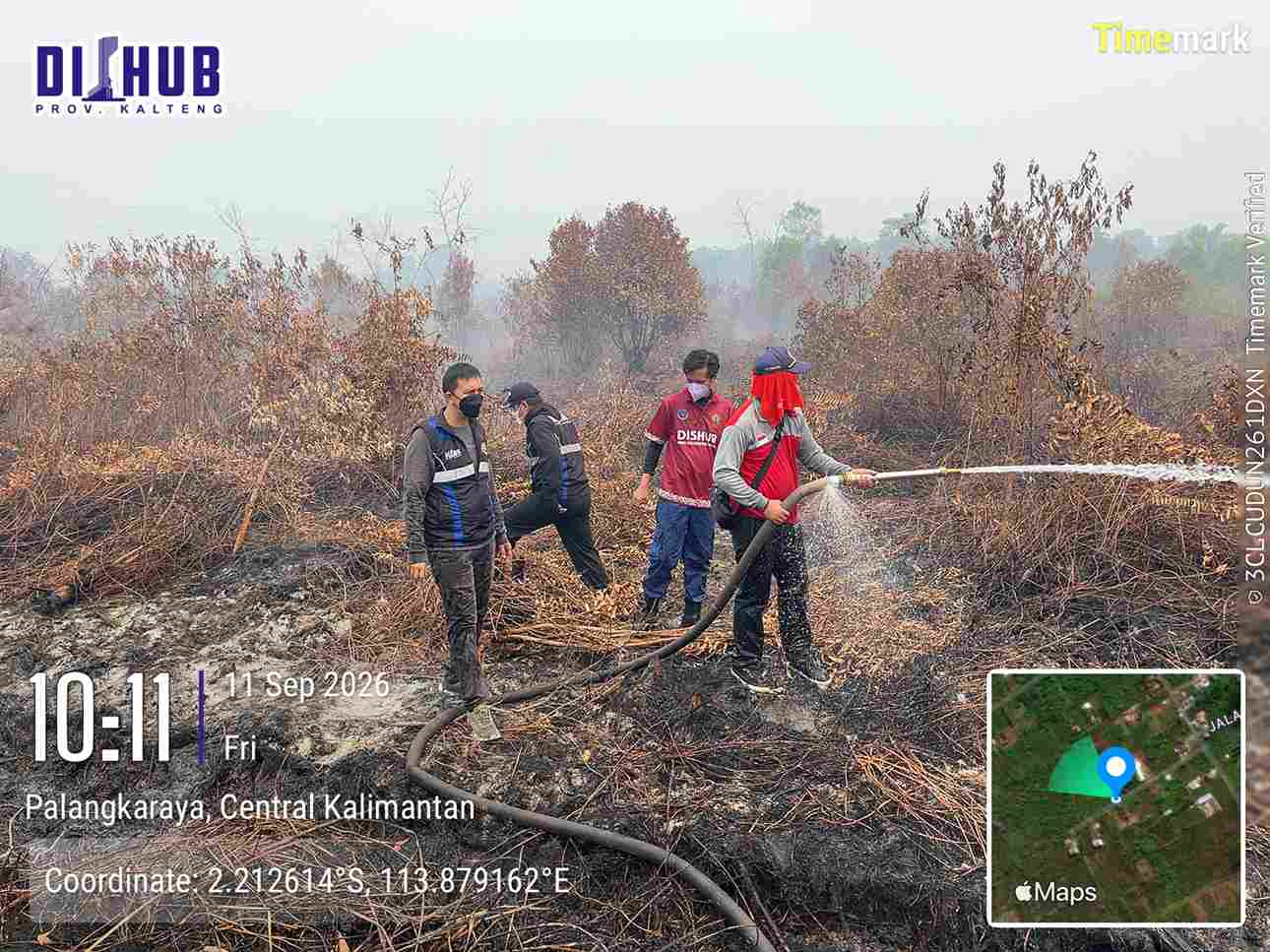 Kegiatan Relawan ASN Penanggulangan Karhutla dan Kabut Asap 