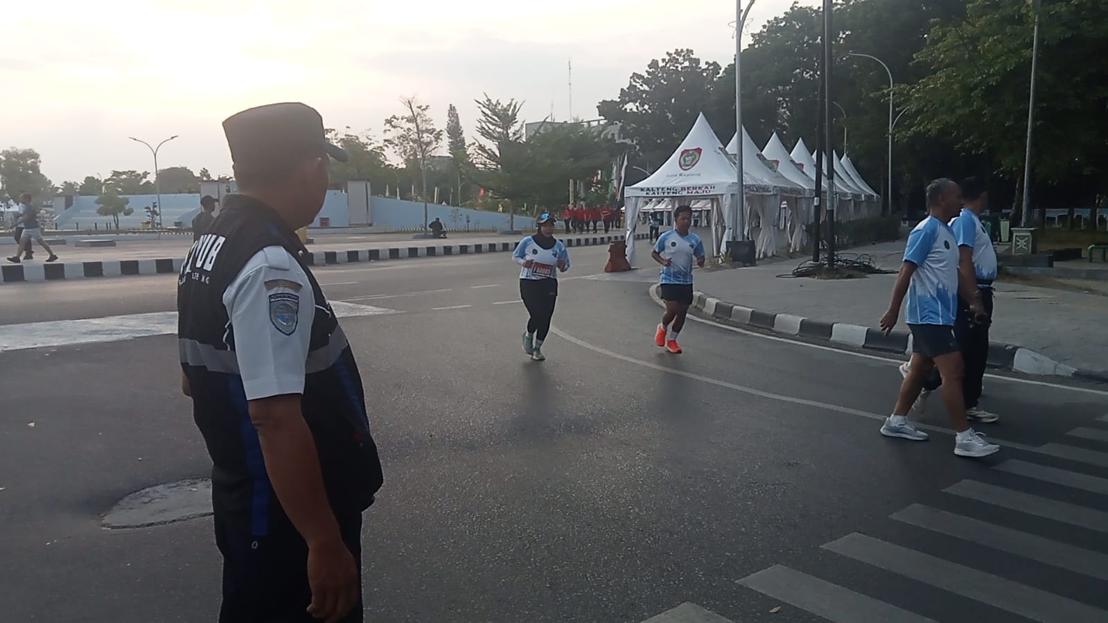Gatur Lalin Rangkaian Kegiatan HUT RI Ke-81 & HUT Kodam Tambun Bungai Ke-1
