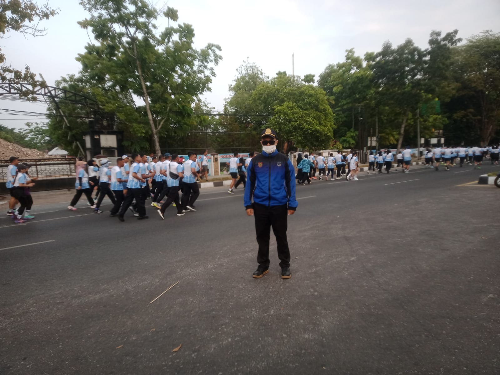 Gatur Lalin Rangkaian Kegiatan HUT RI Ke-81 & HUT Kodam Tambun Bungai Ke-1